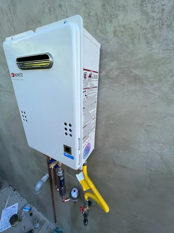 Tankless water heater installation for Smithfield homes